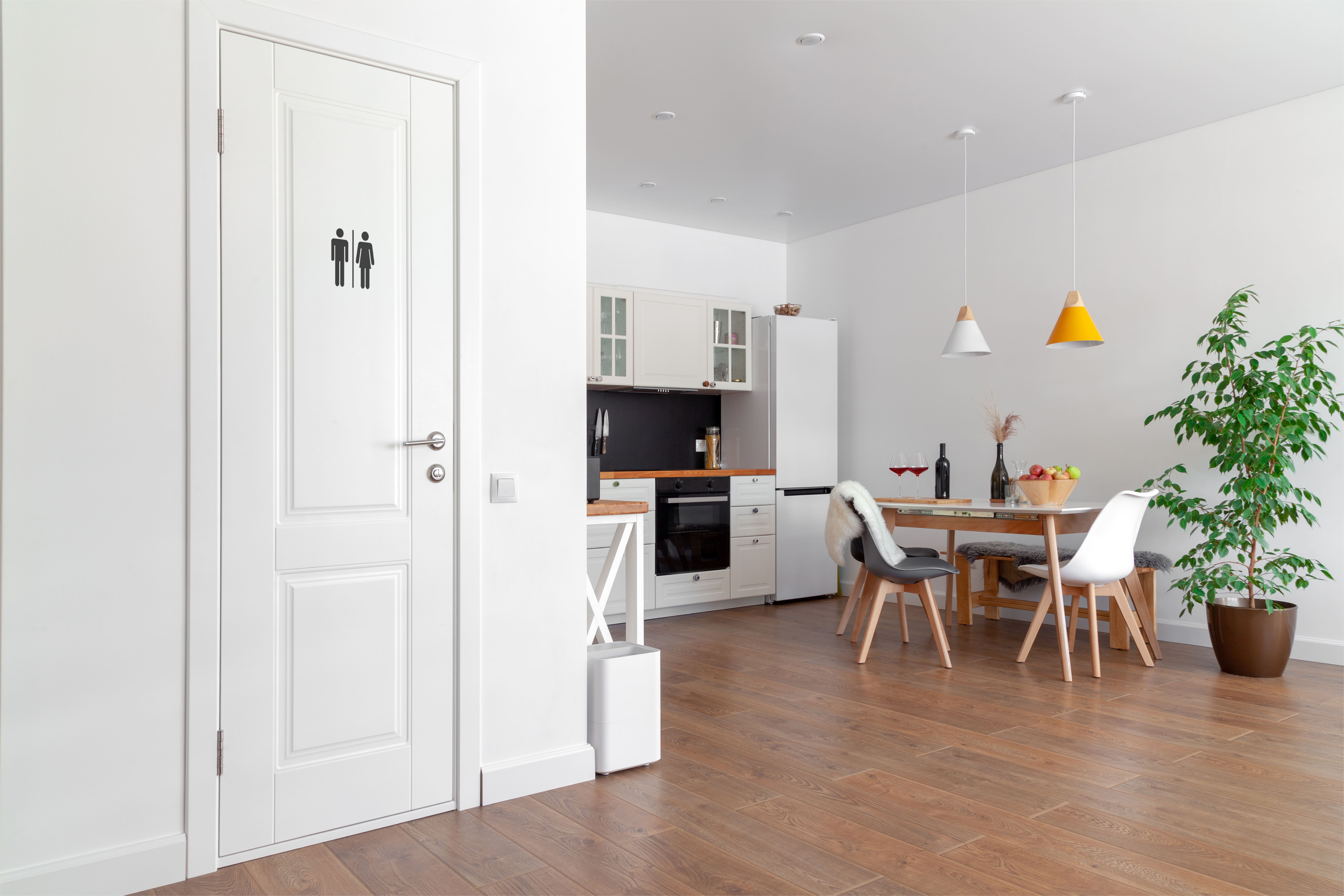 Pose de porte intérieure